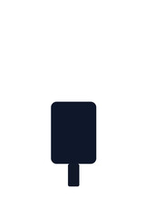 blue marker on white background