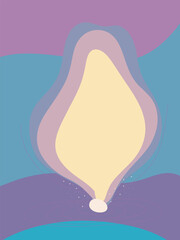 Abstract Spiritual Flame Background