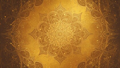 Ornate gold mandala pattern (6)