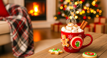 christmas decoration with candles