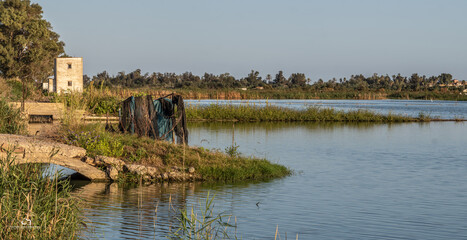 Lago de la albufera en Castellon