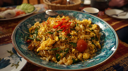  Immersing in local culture by eating Kao Pad (fried rice) at a shop house (3)