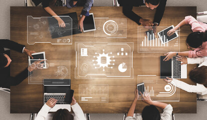 Big data visualization dashboard showing analytics, insights, and performance. Data supports decisions, data reveals trends, data powers analytics, and transforms strategy. Vouch