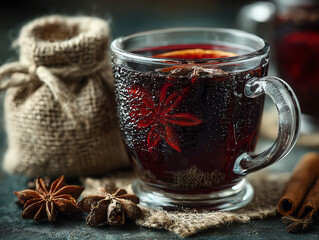 hot mulled wine