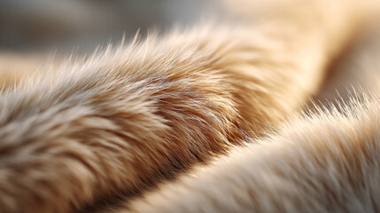 Soft fur macro close-up highlighting natural textures and details for design