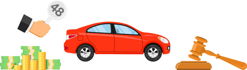 sale car at auction