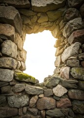 Discover a new perspective through this ancient stone opening to a bright future, showcasing history