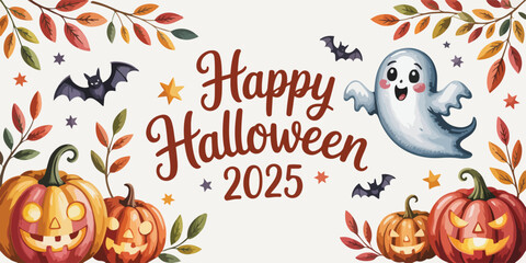 Happy Halloween 2025 Greeting Card
