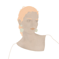 Confident Middle-Aged Woman with Dark Skin Tone, Trendy Outfit, Stylish and Empowered Lifestyle Portrait Transparent Background Png