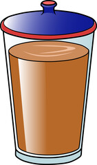 sweet tea vector illustration isolated on white background