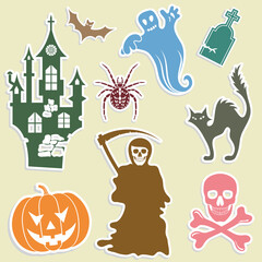 Halloween sticker