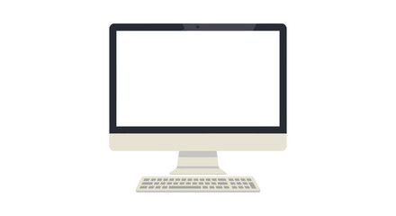 a sleek modern desktop computer with minimalist design