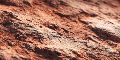 Close-Up of Pitted Terracotta Surface with Natural Grain Texture