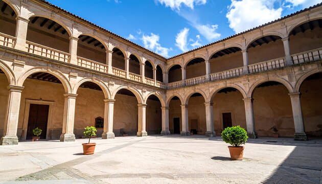 Courtyard of a historic building