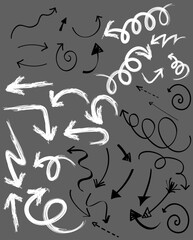 FUNKY AND HAND DRAWN ARROWS