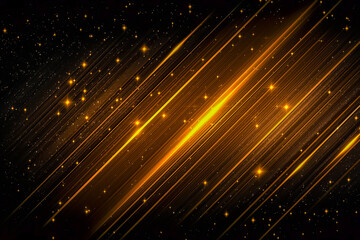 Fototapeta premium 金色の光が走るスタイリッシュな背景素材
