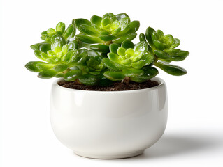 succulent plant isolated on white