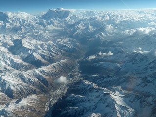 aerial view of mountains