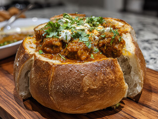 south african bunny chow