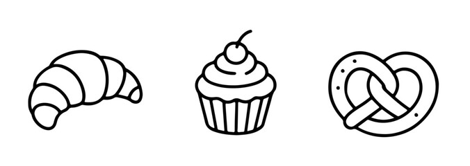 cakes illustration svg vector