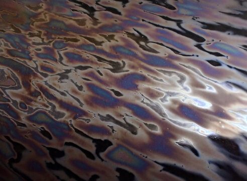 Textured background of microscopic glaze of Chinese ceramics tea cup
