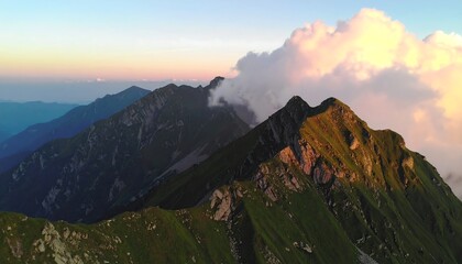 Mountain range at sunrise (4)