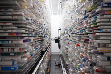 Automated storage system for pharmaceutical inventory