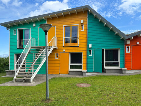 colourful tiny houses
