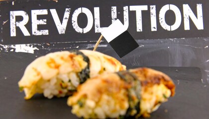 Sushi with a revolutionary theme