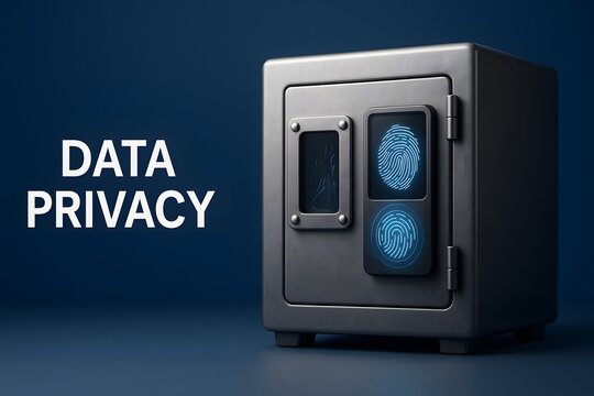 Artistic representation of a security shield deflecting an attack