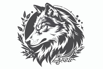 wolf vector illustration