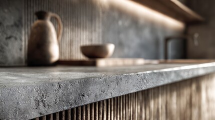 Modern kitchen countertop details