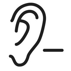 No Hearing Icon