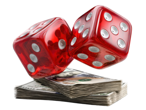 dice and money