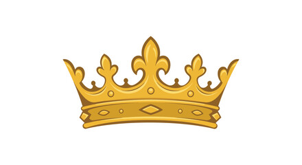 a golden crown with intricate details and regal appearance © Kuntol02