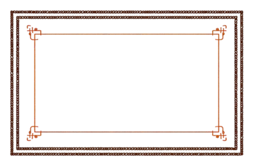 Ornate, dark brown wooden picture frame