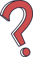 vector illustration of a red arrow