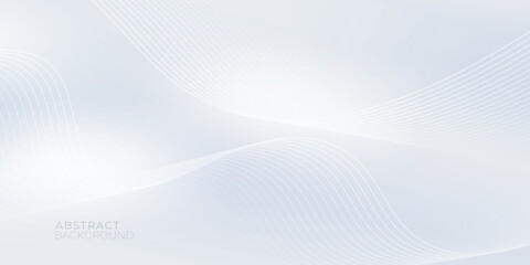 Abstract gray and white wave and line pattern. Modern wave, Vector Illustration