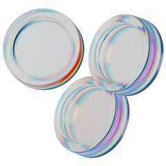 3d Glass Coin Icon
