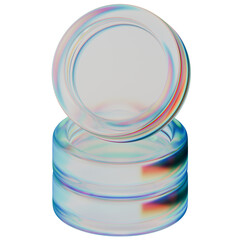 3d Glass Coin Icon