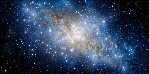 Large magellanic cloud is space filled with stars