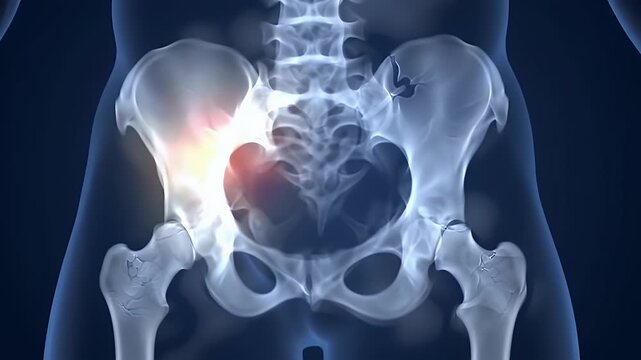 Hip Pain XRay Anatomy.