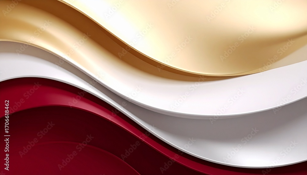 Poster elegant flowing abstract background in rich colors with wavy pattern, creating visual appeal. the in