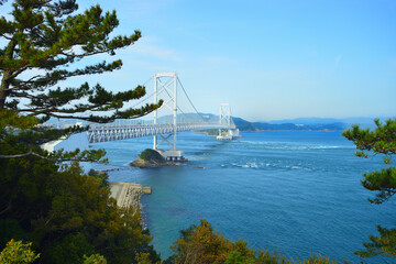 大鳴門橋　鳴門海峡大橋　鳴門海峡　渦潮　兵庫県南あわじ市