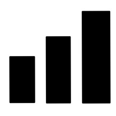 Bar Chart Growth Icon – Business Statistics Vector