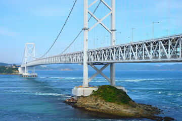 大鳴門橋　鳴門海峡大橋　鳴門海峡　渦潮　兵庫県南あわじ市