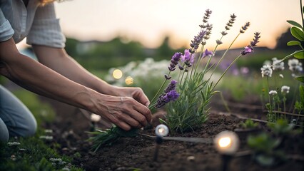 Soil preparation with gentle hands