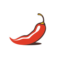 hot pepper abstract logo modern style