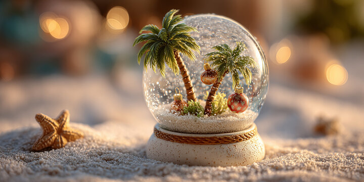 Warm Beachy Christmas Tree