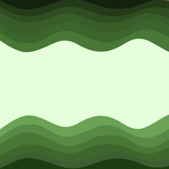 Obraz premium green wavy background. wavy design for presentation. Abstract wavy color gradient.